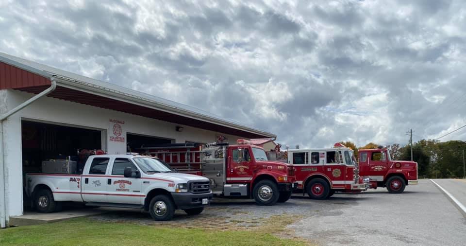 McDonald VFD Accepting Donations