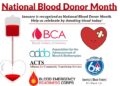 MEDIC Recognizes January As National Blood Donor Month