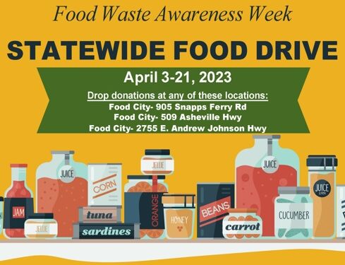 Food Drive In April For Food Waste Awareness Week