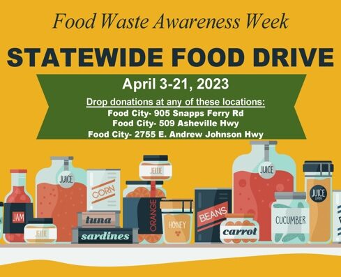 Statewide Food Drive - Food Waste Awareness Week