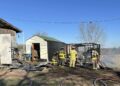 Outbuilding Damaged In Saturday Fire
