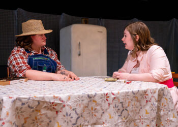 The Walters State Department of Music and Theatre will present “Crimes of the Heart” in April at the Niswonger Campus. Kaitlyn Marino, left, plays Lenny and Gracie Hill plays Babe, two of three sisters who share the story of their dysfunctional family in the tragicomedy.