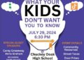 “What Your Kids Don’t Want You To Know” Event July 29th