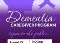 Public Invited To Attend Dementia Caregiver Program At Roby Center August 29th