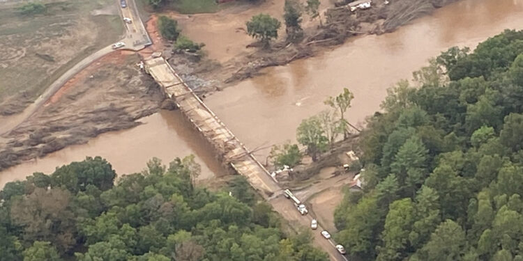 Approaches To Earnest Bridge On Chuckey Pike Damaged