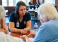 Walters State's Occupational Therapy Assistant and Physical Therapist Assistant students want to help you prevent falls. The college's annual Fall Prevention Event will be held on Sept. 18 on the college's Niswonger Campus in Greeneville. In a picture from last year's event, student Candice Hurst performs a fall assessment on a community member. Hurst graduated from the program in May.