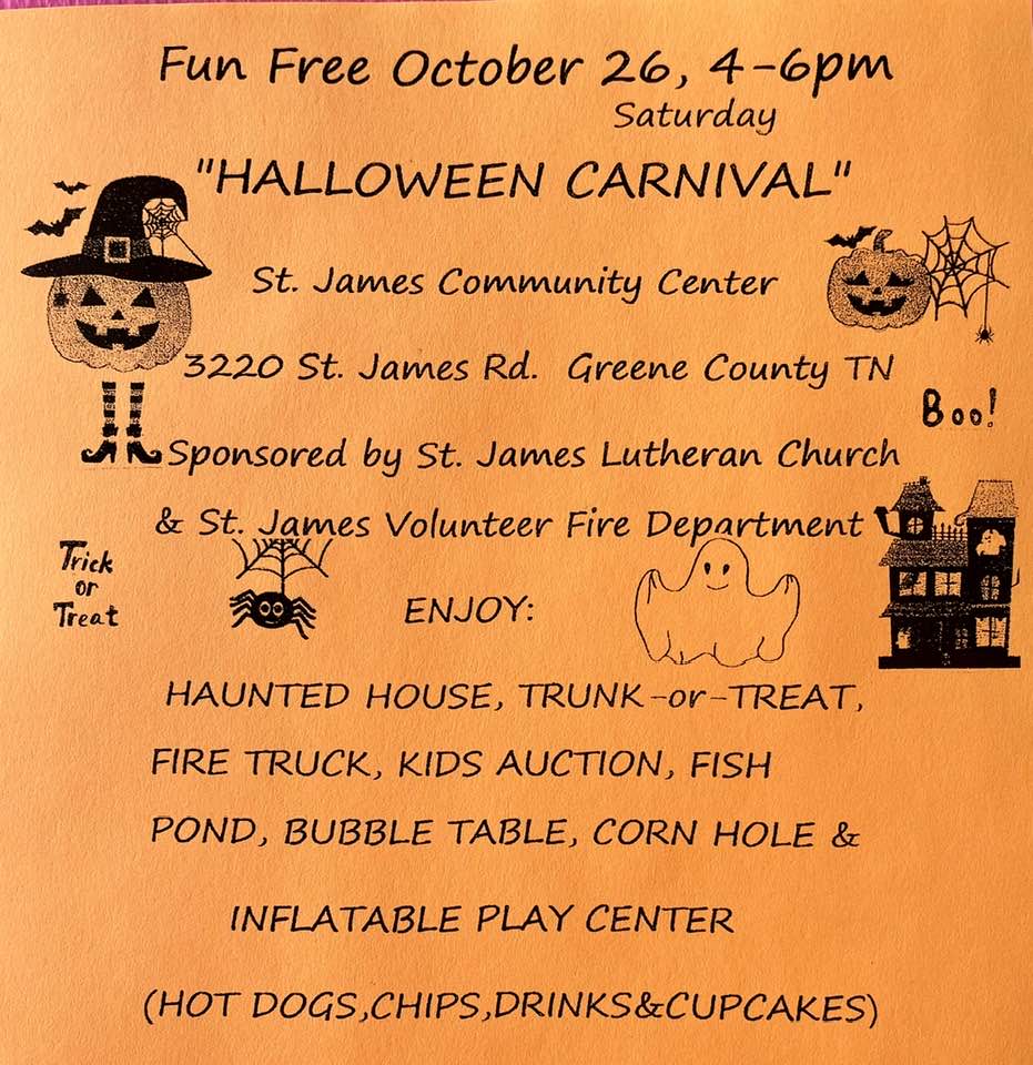 Saint James Community Center Hosts A Halloween Carnival