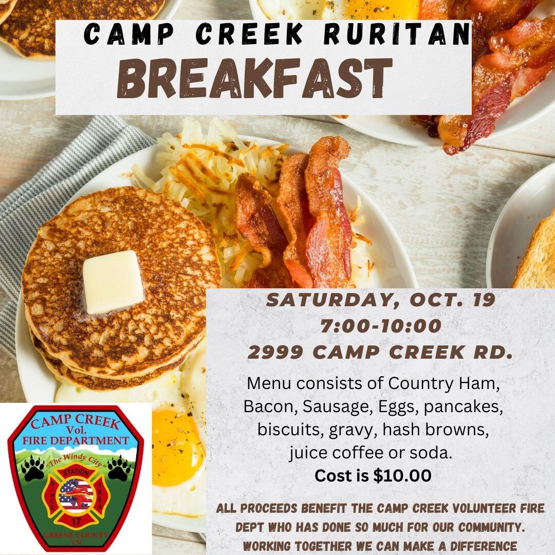 Camp Creek Ruritan Hosts Breakfast