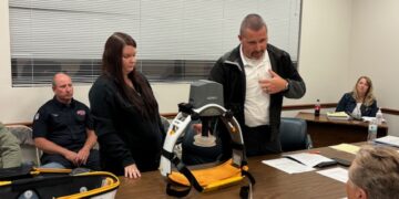 Katie Payne, Advanced EMT and EMS Director TJ Manis