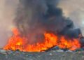 Landfill Fire Rekindles Twice Sunday