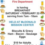 McDonald Volunteer Fire Department Hosts Breakfast