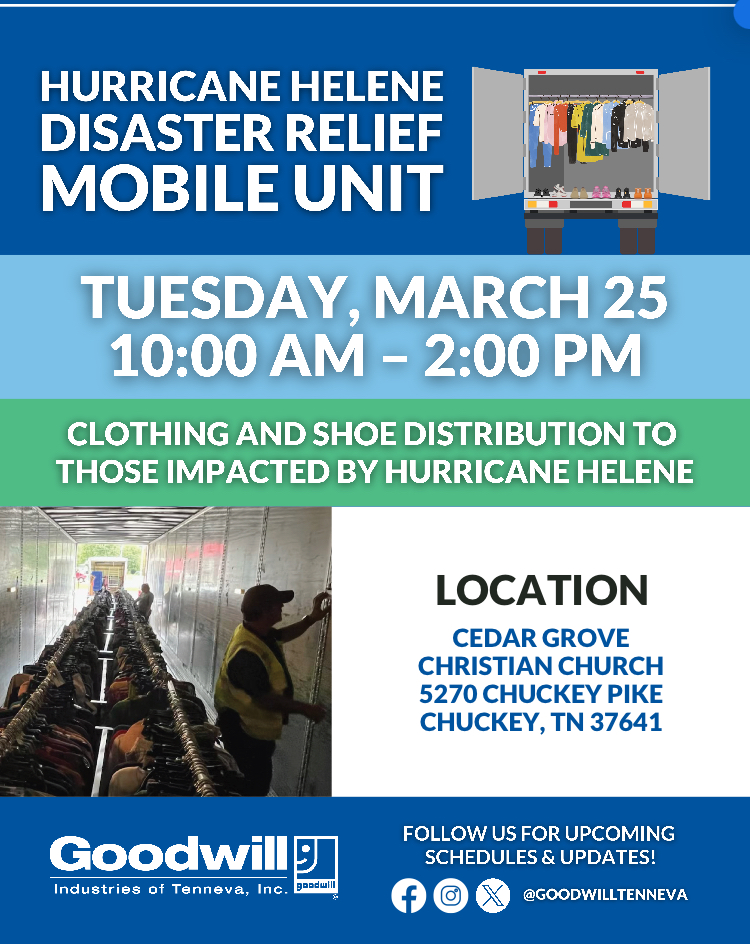 Hurricane Helene Disaster Relief Mobile Unit