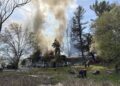 Brush Fire Turns To Structure Fire On Dulaney