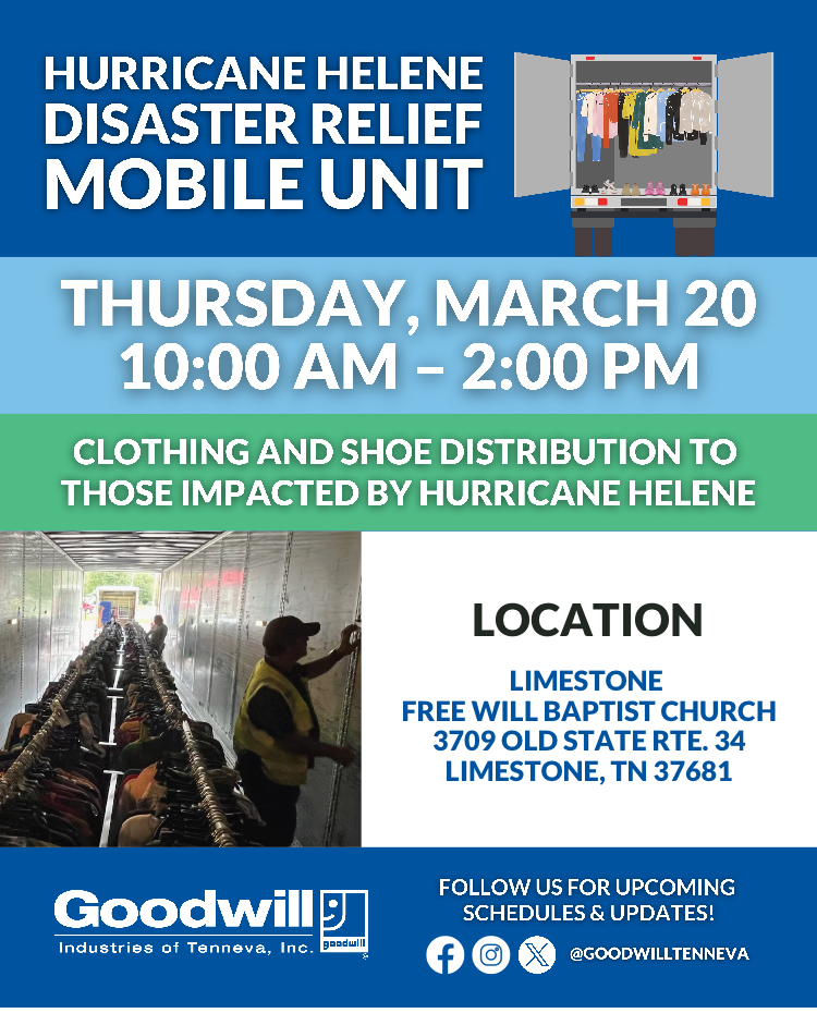 Hurricane Helene Disaster Relief Mobile Unit