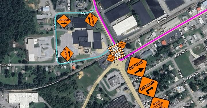 Railroad Crossing At Asheville Highway/West Main Closed Through Wednesday