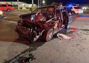Amber Fellers, the driver of this vehicle, died from her injuries at the Johnson City Medical Center