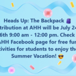 Appalachian Helping Hands Backpack Distribution
