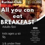 Camp Creek Ruritan Monthly Breakfast