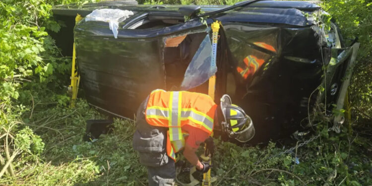 One Injured In Rollover Accident On Erwin Highway (Highway 107)