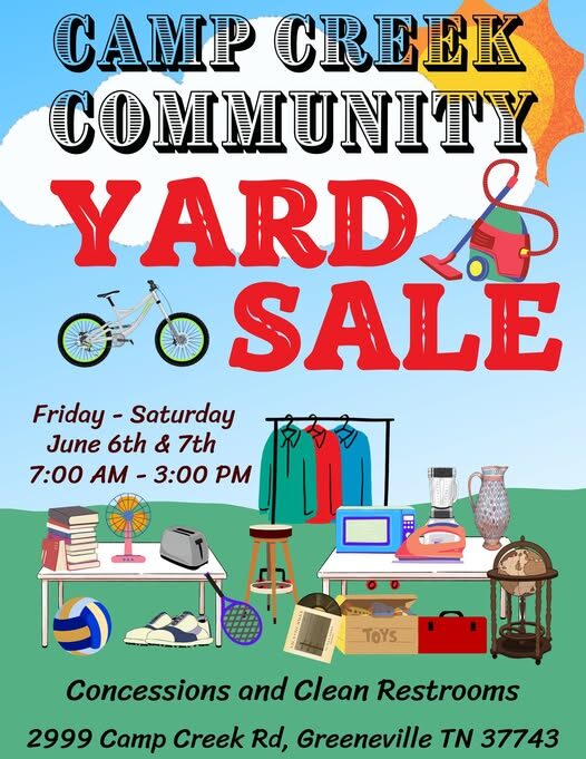 Camp Creek Community Yard Sale