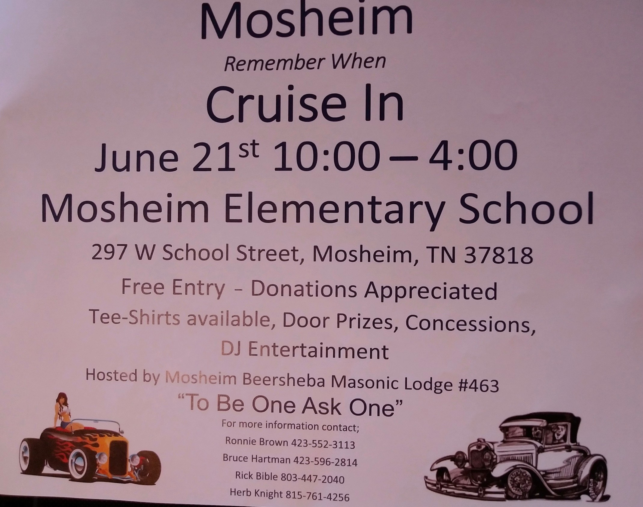 Mosheim Cruise In