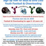 Youth Football And Cheerleading For Boys And Girls Club