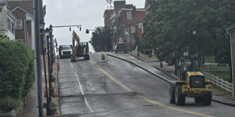 Downtown Greeneville Sewer Rehabilitation Work Update