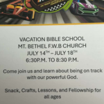 Mt. Bethel Hosts Vacation Bible School