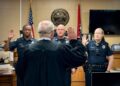 New Greeneville Police Officers Sworn In, Promotions Announced