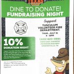 Dine To Donate For The Tusculum Volunteer Fire Department