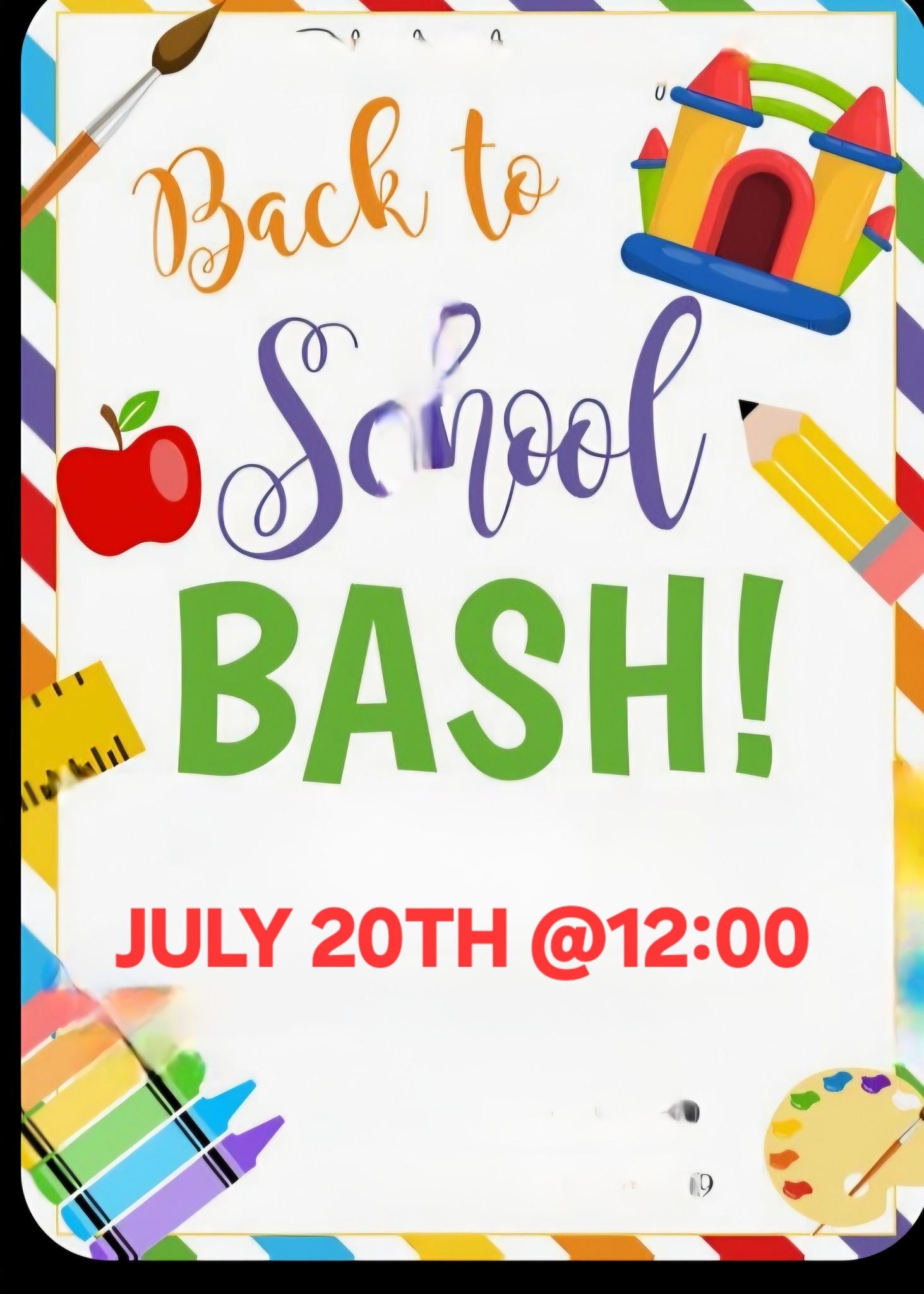 Liberty Free Will Baptist Annual Back To School Bash