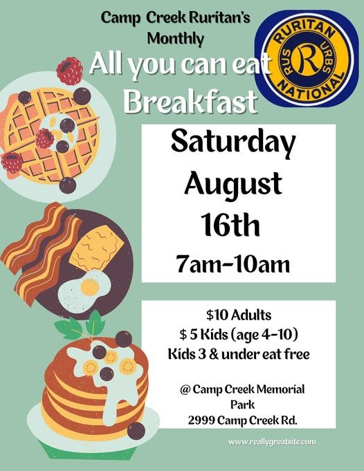 Camp Creek Ruritan Breakfast
