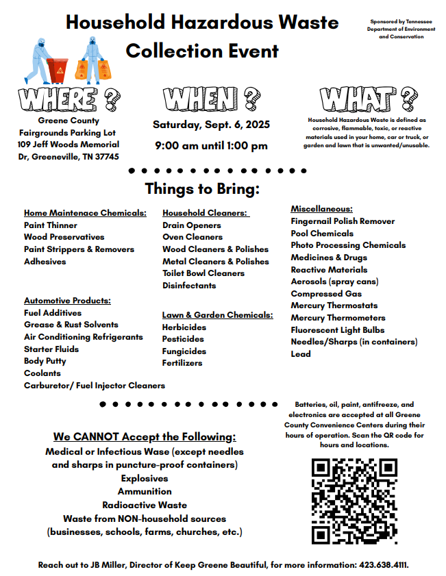 Hazardous Household Waste Collection Event