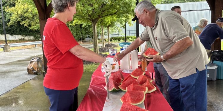 Greene County Republican Party Celebrates With Watermelon Eating