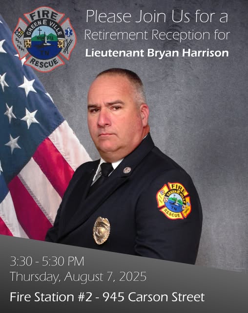 Retirement Reception For Lieutenant Harrison