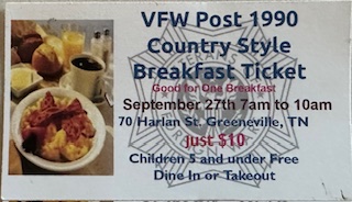COUNTRY STYLE BREAKFAST