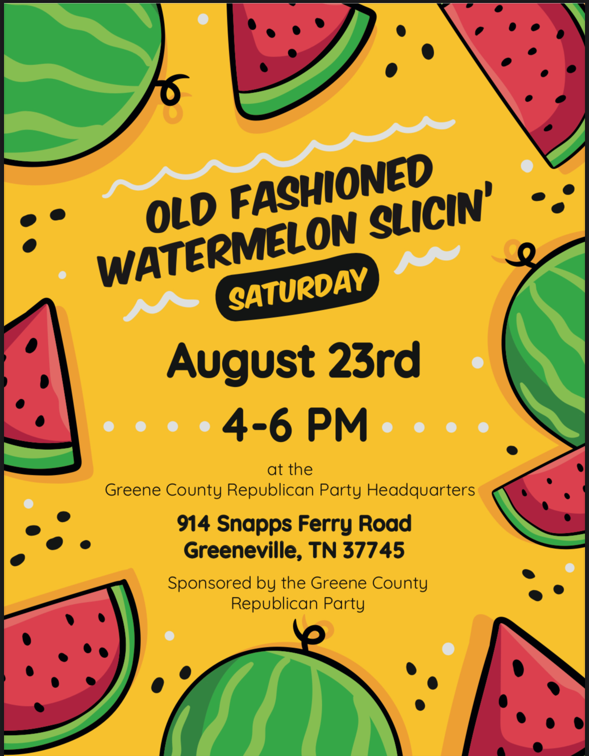 Old Fashion Watermelon Slicin'