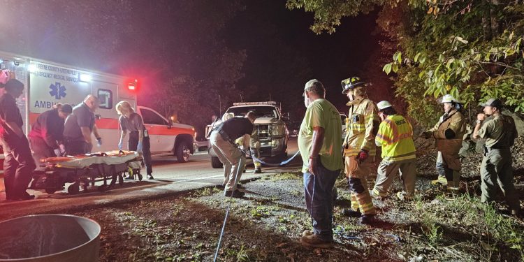 Driver Injured When Vehicle Goes Into Ravine On Asheville Highway