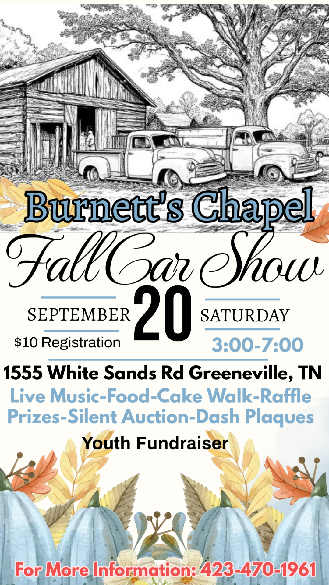 Burnett's Chapel Fall Car Show