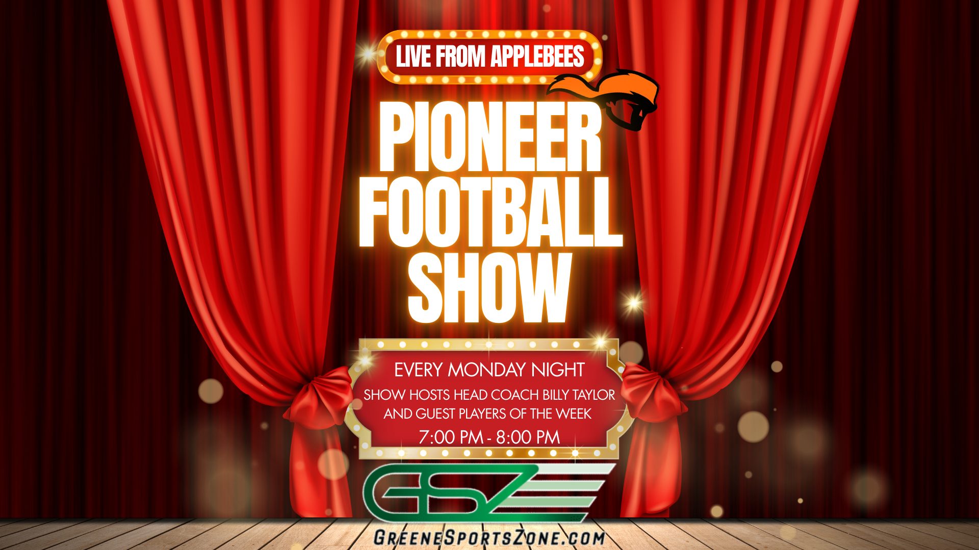 Greene Sports Zone: Pioneer Football Show