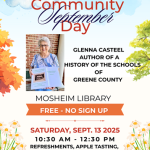 Mosheim Public Library September Community Day