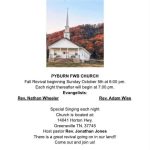 Pyburn Free Will Baptist Church Hosts Revival