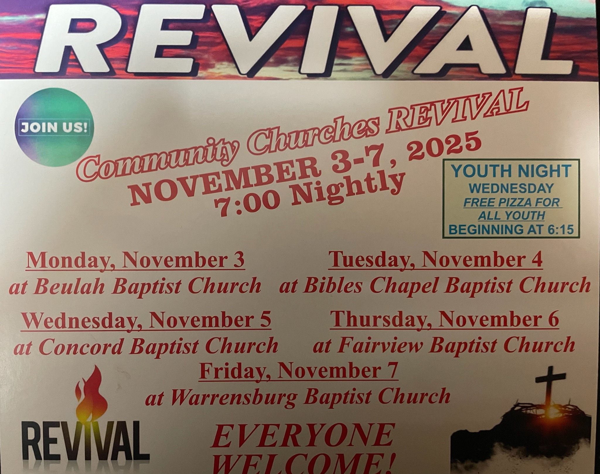 Community Churches Revival Week