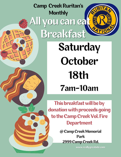 Camp Creek Ruritan Breakfast