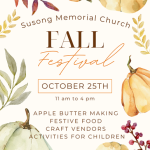 Fall Festival At Susong Memorial Church