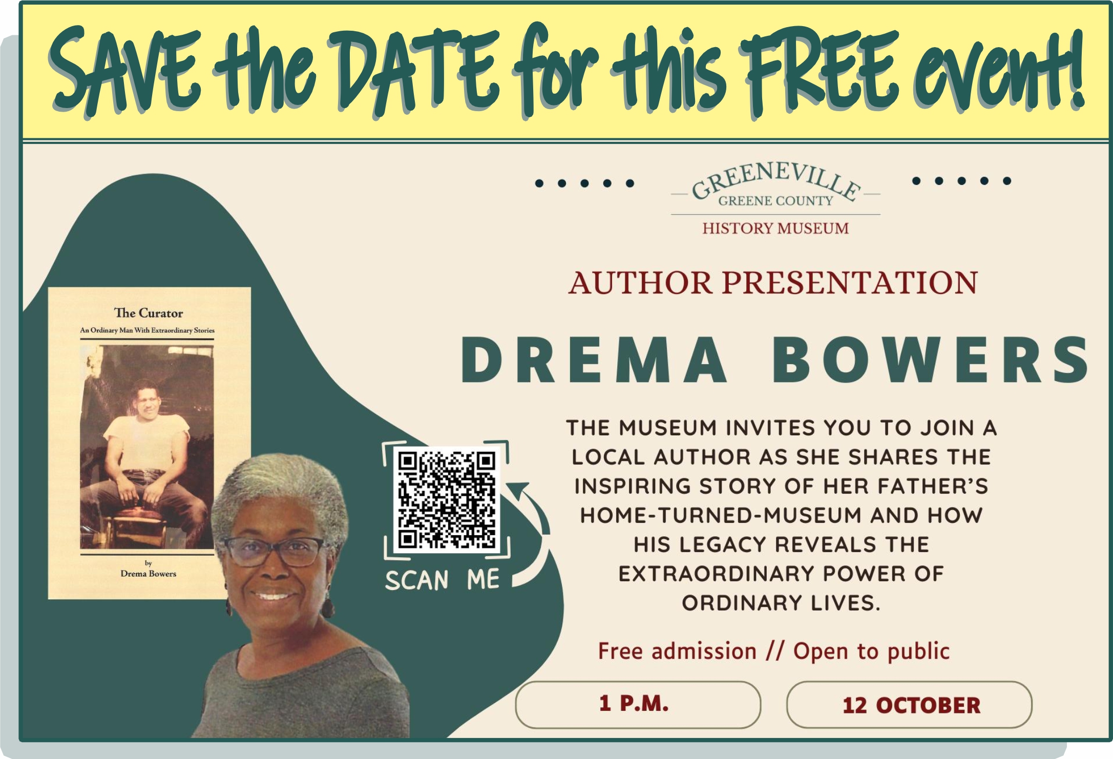 History Museum Hosts Drema Bowers