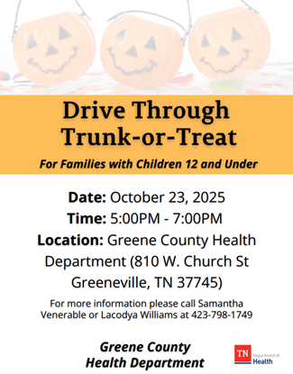 Drive Through Trunk Or Treat