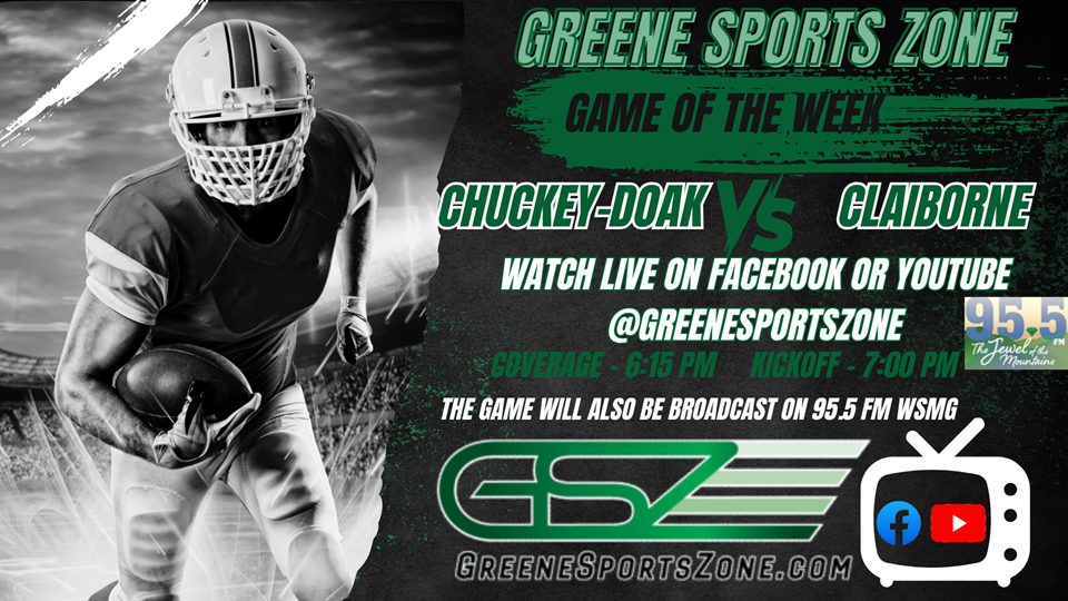 GreeneSportsZone Game Of The Week: Chuckey-Doak Vs. Claiborne