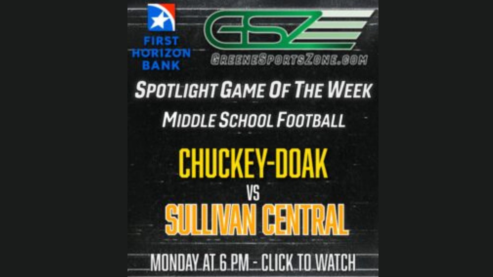 GreeneSportsZone Game Of The Week