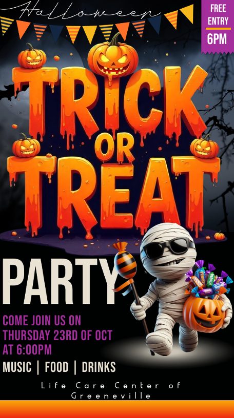Trunk Or Treat At Life Care Center